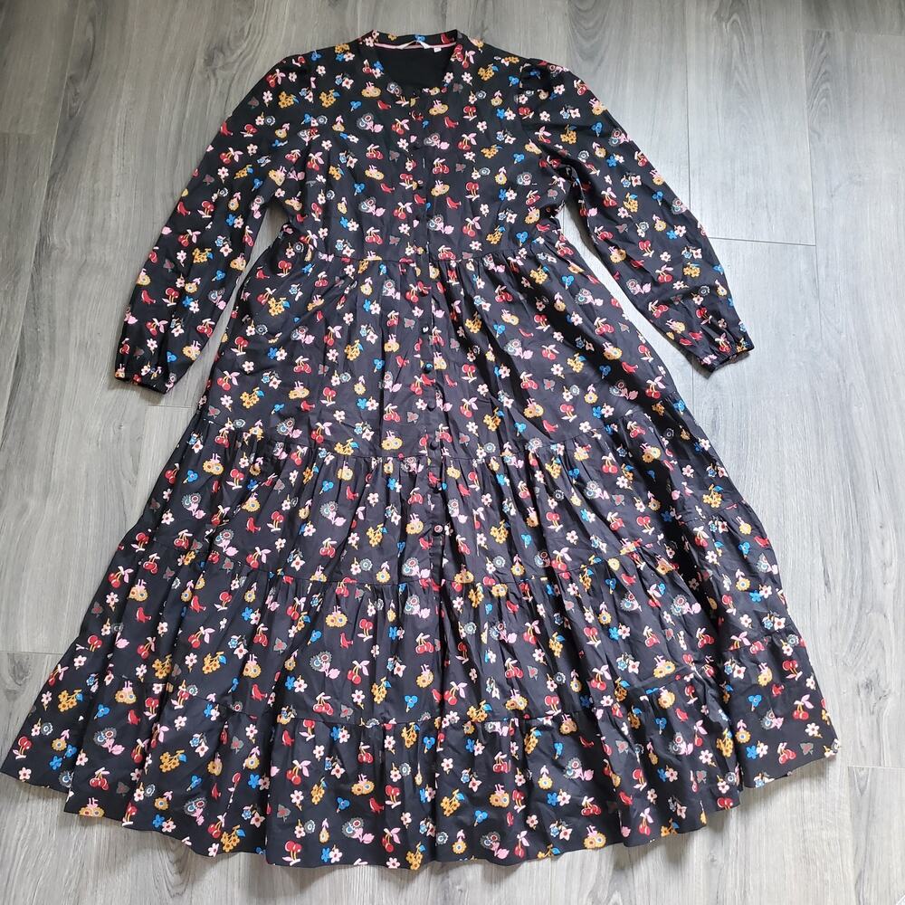 Boden Multicolor Floral Maxi Dress